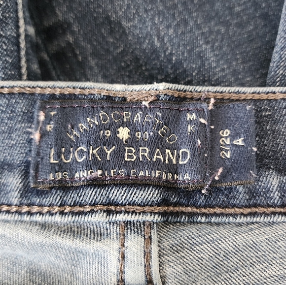 Luck Brand Sweet Straight Blue Women's Jeans Size 2 - Picture 4 of 11
